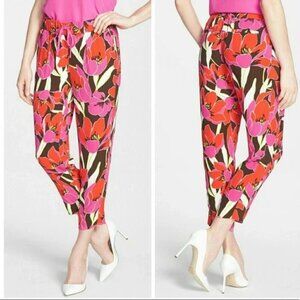 Kate Spade Tropical Hutton Lounge Pants in Floral Rio De Janeiro Size 8